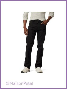 Men's Regular Fit Flex Jeans Comfort Stretch Denim 32 Inseam